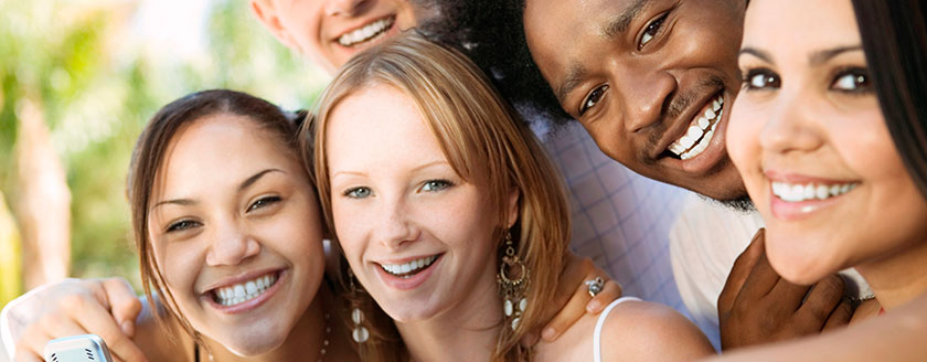 Smiling Group of Students