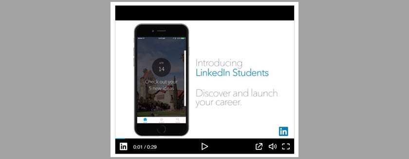 LinkedIn Students App